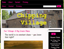 Tablet Screenshot of chippingvillage.co.uk